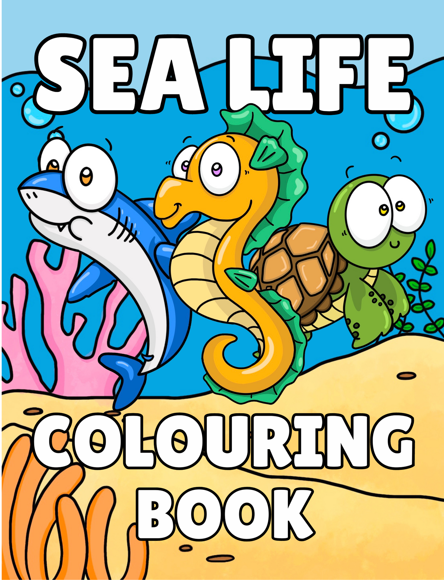 Sea Life Colouring Book